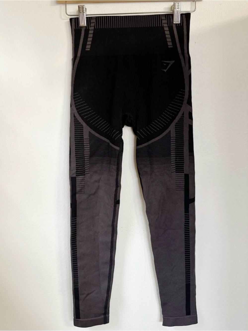 Gymshark Black & Charcoal Sculpting Seamless Leggings